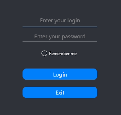 Workflow Auth Screen