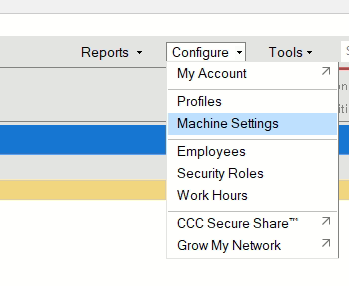 CCC-Configure-menu