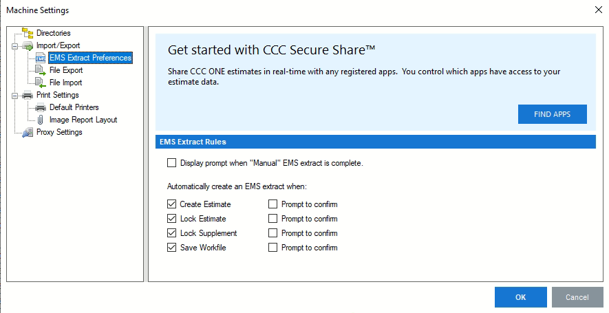 CCC-EMS-Extract-Preferences